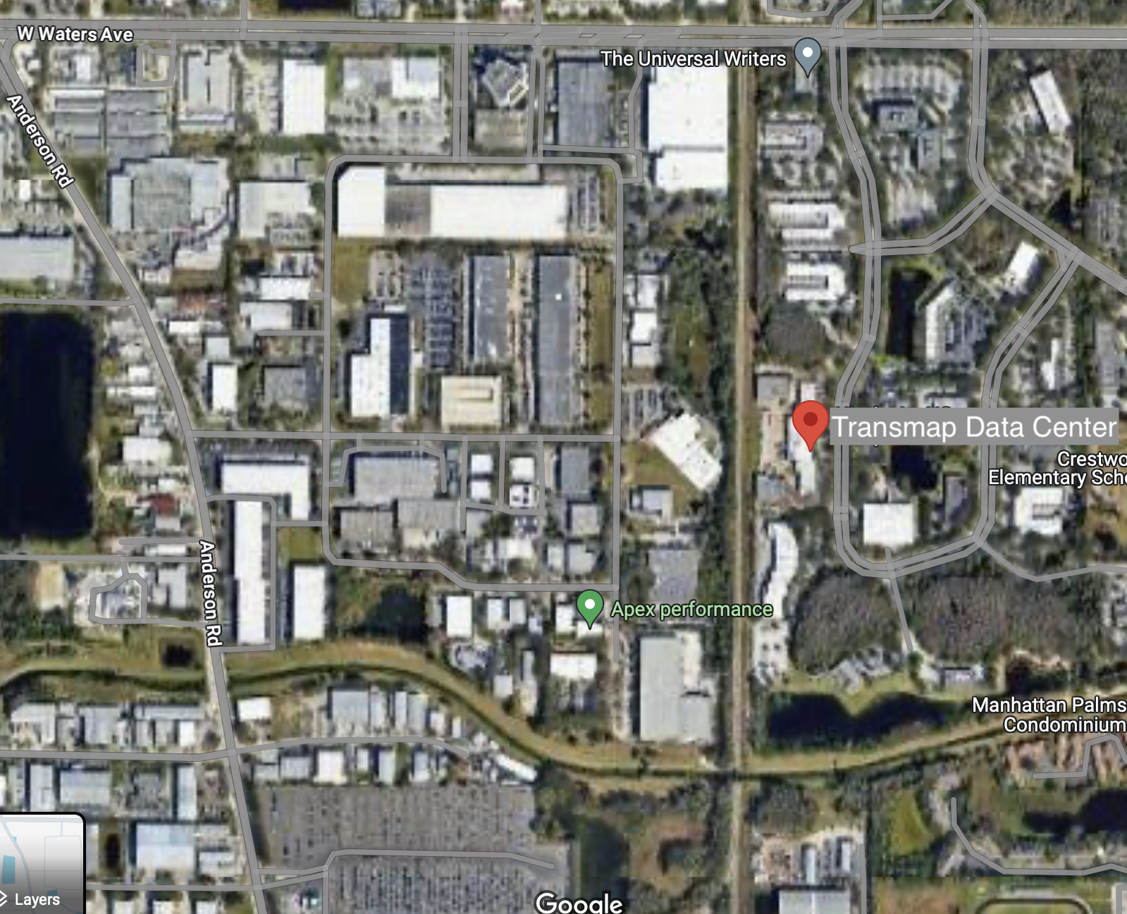 pic of map of Transmap FL Regional Data Center